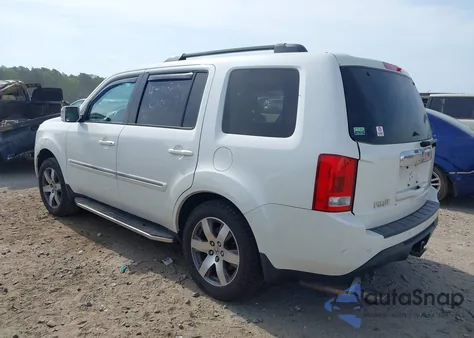 2013 Honda Pilot Touring from USA, damaged, VIN 5FNYF4H9XDB049242
